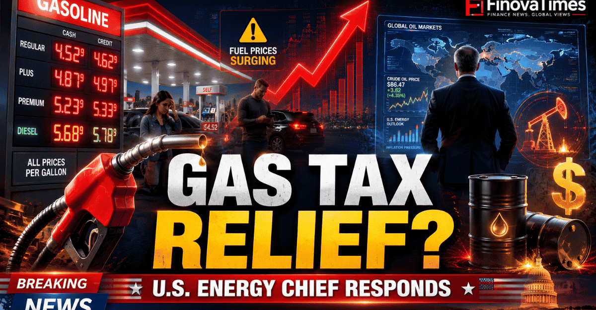 United States Secretary of Energy Hints at Gas Tax